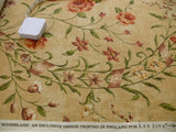 By yard Lee Jofa Sutherland Linen Print Chinoiserie Tree Birds "Honey" Gold Pink Green Linen Cotton MSRP USD238/y