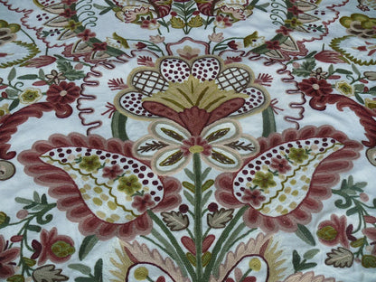 Scalamandre Magnificent Lalita Crewel Heavy Paisley 0.5Y MSRP 372/Y