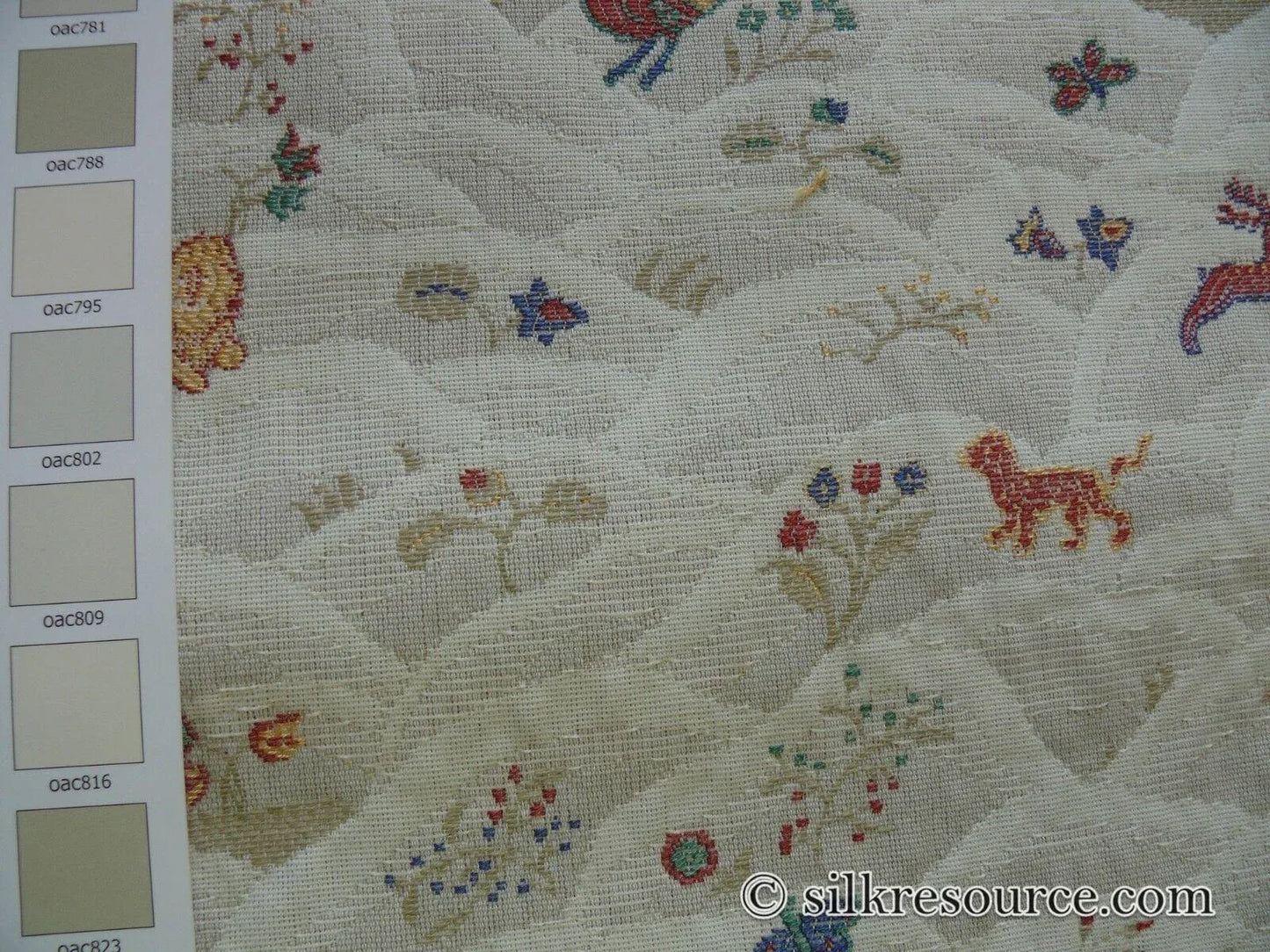 By Yd KRAVET SMALL ANIMALS SNOWY MOUNTAIN TAPESTRY LION PEACOCK MSRP USD 149/Y