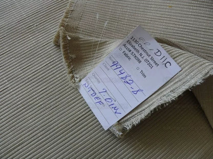 7YD Scalamandre Silver Grey Ribbed Upholstery MSRP USD 150/Y