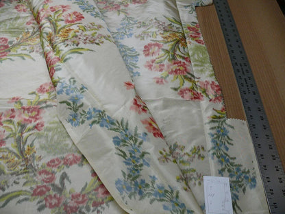 2.5Y yards Tassinari &amp; Chatel Silk Warp Print Les Ruines Fond Creme MSRP US 2214/yard