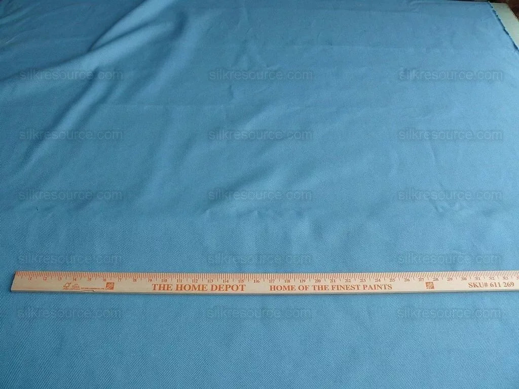 4 yards+ Hiend Designer Cotton Twill Turquoise Blue Heavy #1639