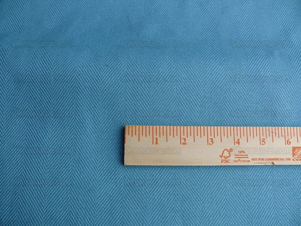 4 yards+ Hiend Designer Cotton Twill Turquoise Blue Heavy #1639