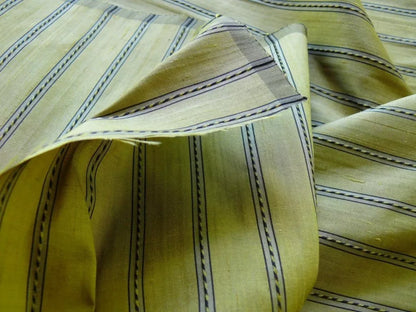 Kravet Exquisite 100% Silk w/ Rope Detail Metallic Bronze Gold BTY MSRP$145/Y