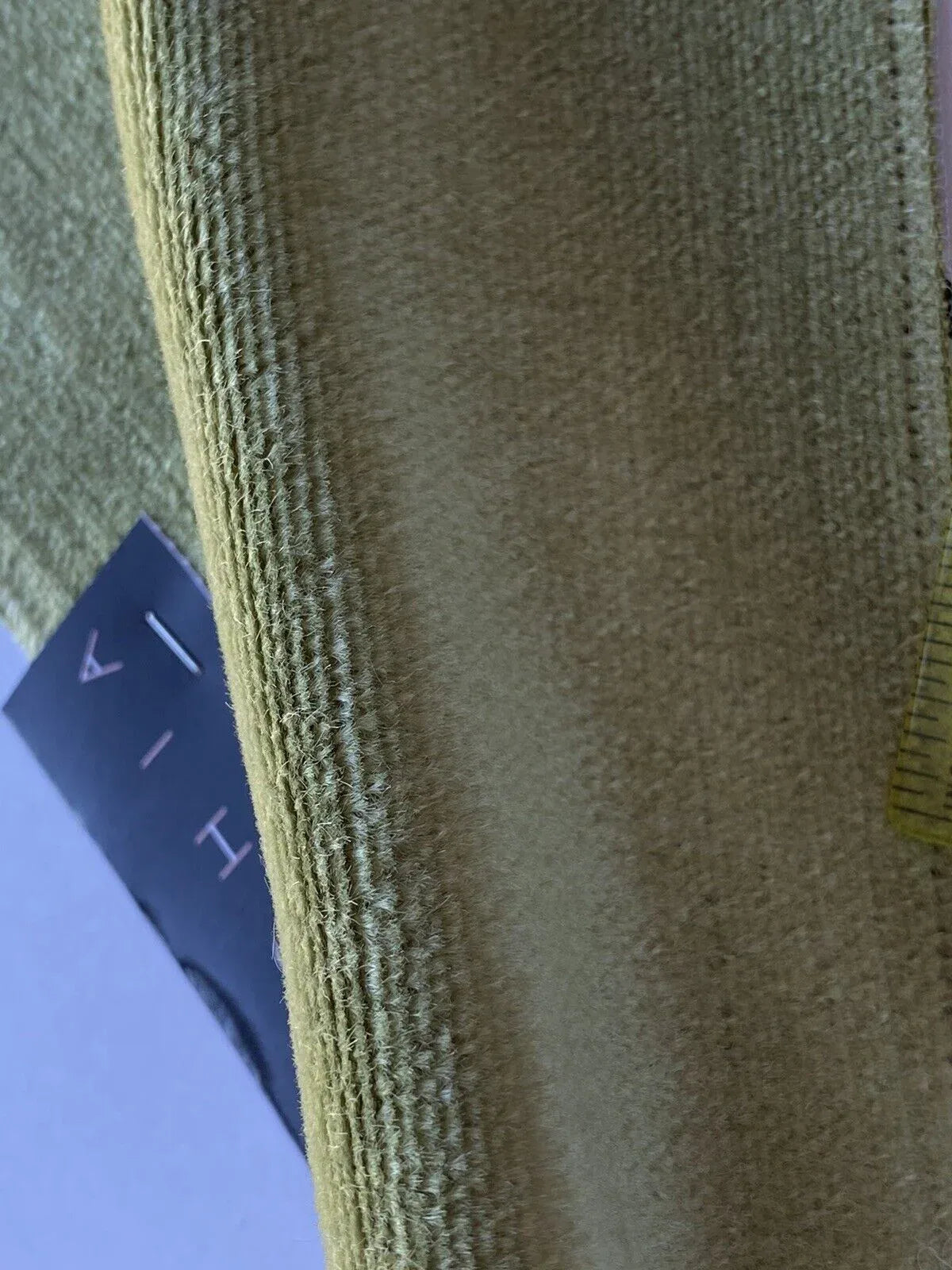 by yard Brunschwig &amp; Fils Ginger Silk Mohair Velvet in Mambo Green MSRP USD 996/y