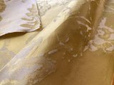 Beacon Hill 1.85Y Bocelli Aria Damask in Lemoncello 100% Silk Sparkling Yellow Gold White MSRP$200+/YD