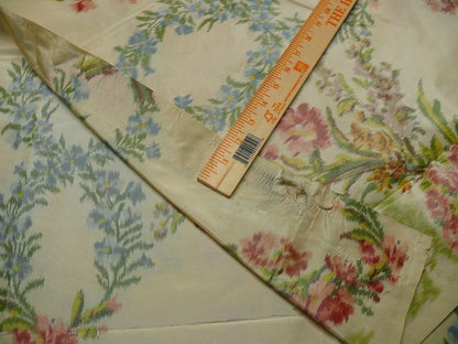 2.5Y yards Tassinari &amp; Chatel Silk Warp Print Les Ruines Fond Creme MSRP US 2214/yard