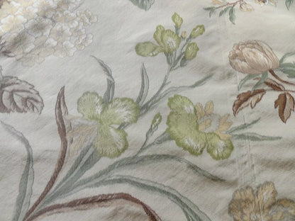 1.1y Scalamandre Oiseau des Exotique 100% Silk Warp Print Bird Beige Cream