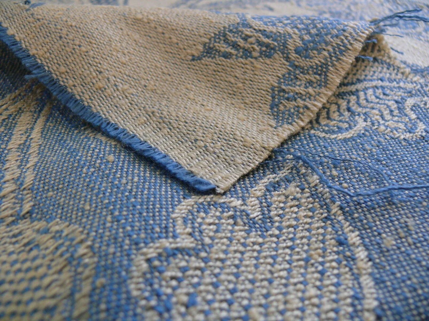 Brunschwig &amp; Fils Coventry Coverlet Blue French Country MSRP USD 200+/y by yard #293