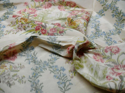 2.5Y yards Tassinari &amp; Chatel Silk Warp Print Les Ruines Fond Creme MSRP US 2214/yard