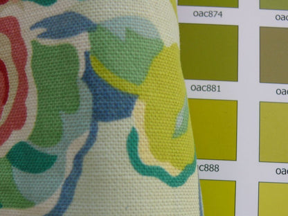 4.8Y Brunschwig &amp; Fils Sunderland Celedon Artistic Floral Linen/Cotton Historical Print Chintz MSRP$194/y