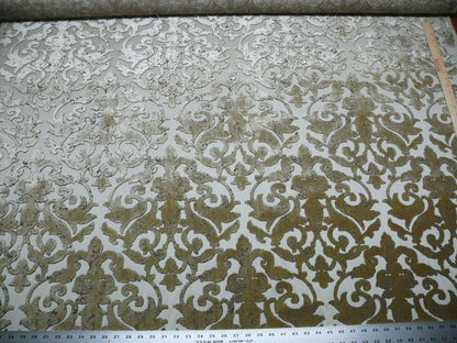 By Yard Scalamandre Venezia Silk Velvet Sable Golden Brown MSRP USD720/Y Special Order
