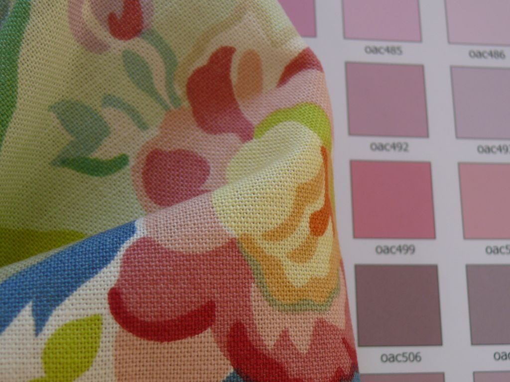 4.8Y Brunschwig &amp; Fils Sunderland Celedon Artistic Floral Linen/Cotton Historical Print Chintz MSRP$194/y