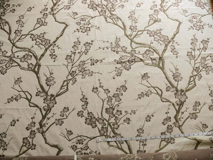 Robert Allen Italian Tapestry Japanese Cherry Tree in Mauve HiEnd! 4.75Y