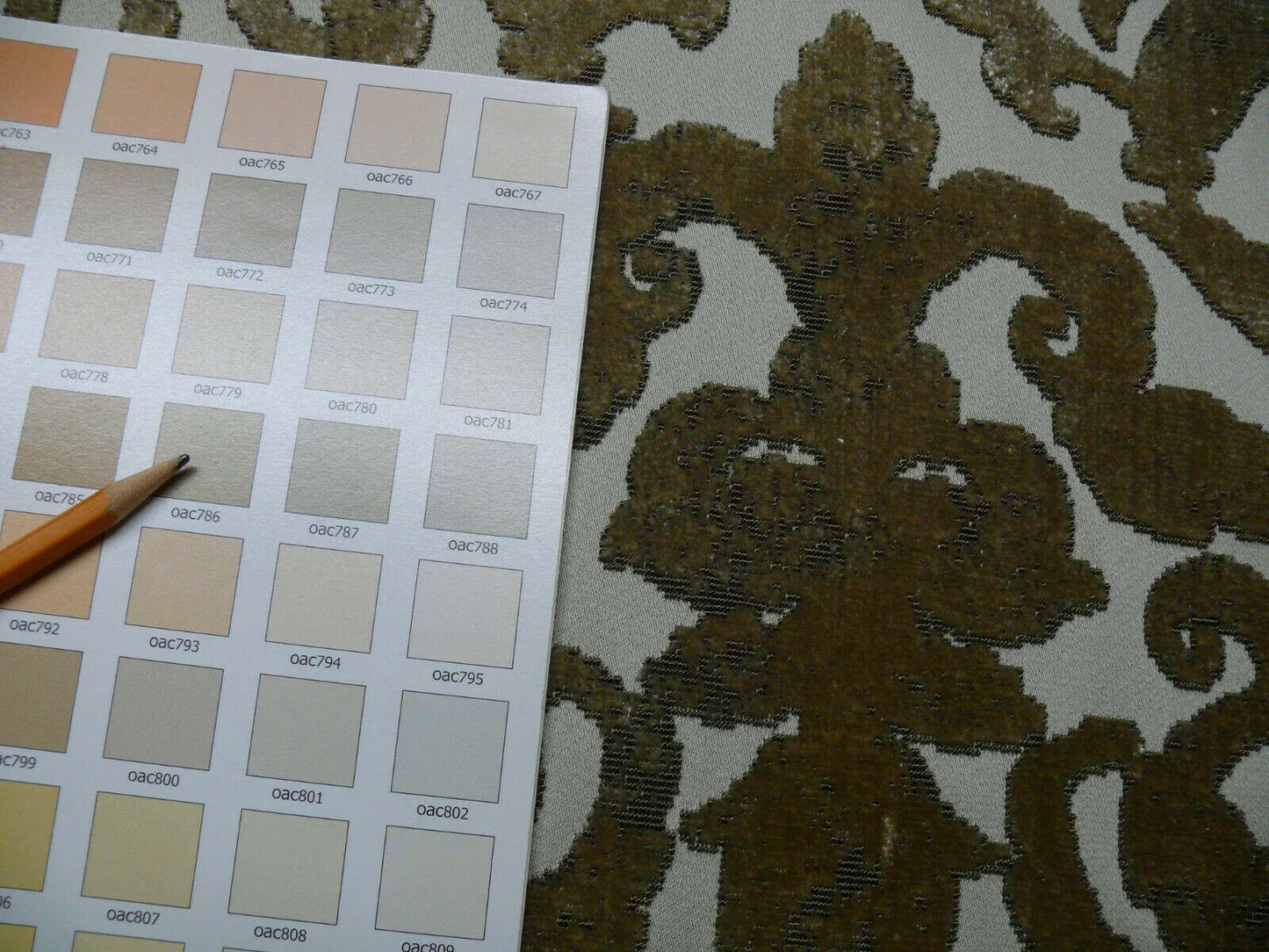 By Yard Scalamandre Venezia Silk Velvet Sable Golden Brown MSRP USD720/Y Special Order