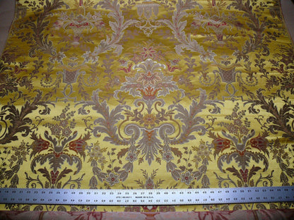 2.5y Scalamandre Verdi Lampas Or Gold Silk Stunning MSRP USD 3012 Special Order
