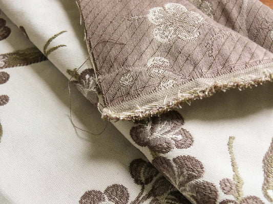 Robert Allen Italian Tapestry Japanese Cherry Tree in Mauve HiEnd! 4.75Y