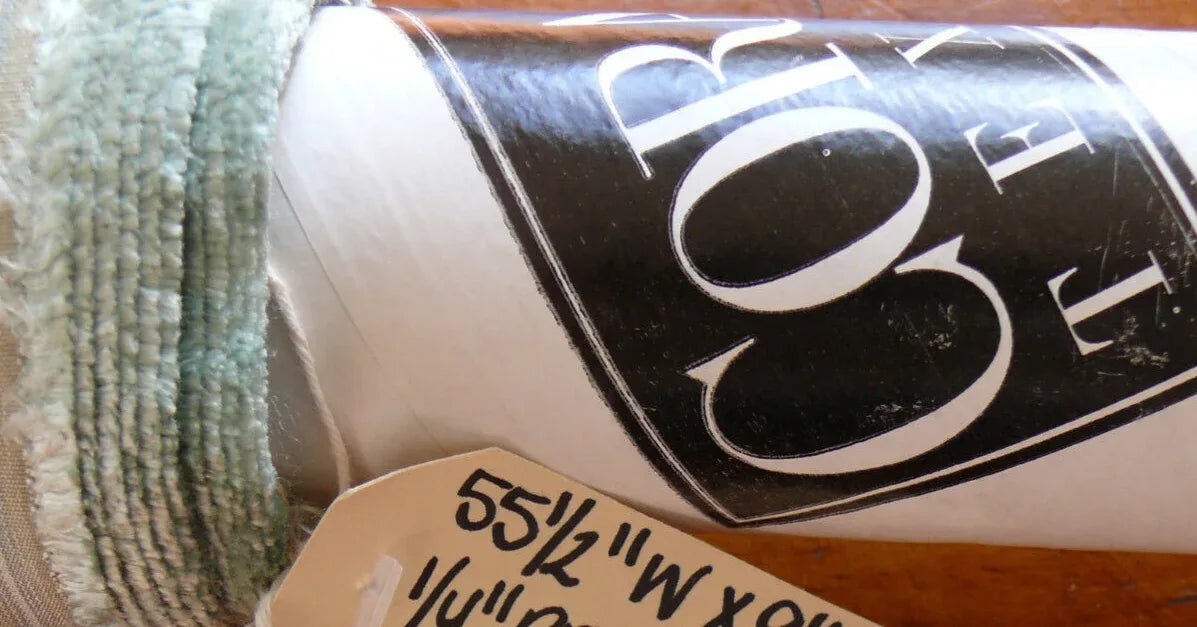 by yard Coraggio Silk Faille Taffeta Stripe Aqua Sage Blue White Pin Stripe