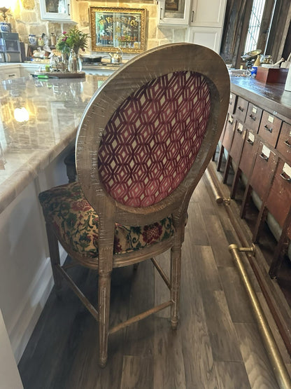 0.75yard Kravet Couture Glycine 100%linen Velvet Red Burgundy Renaissance MSRP USD 275/Y