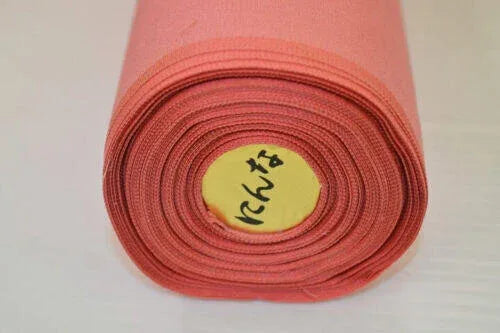 Nishijin Kyoto New Silk Bolt:unique Stripe Coral Pink@a21 11.4mx37cm (448x14.5"