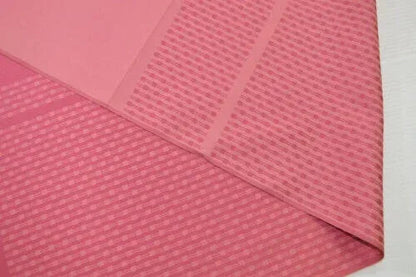 Nishijin New Silk Kimono Bolt:unique Stripe Pink Red @a35 11.4mx37cm (448x14.5"