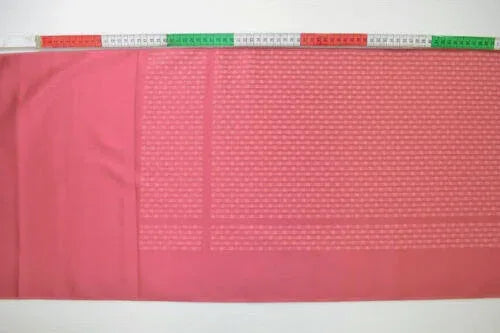 Nishijin New Silk Kimono Bolt:unique Stripe Pink Red @a35 11.4mx37cm (448x14.5"