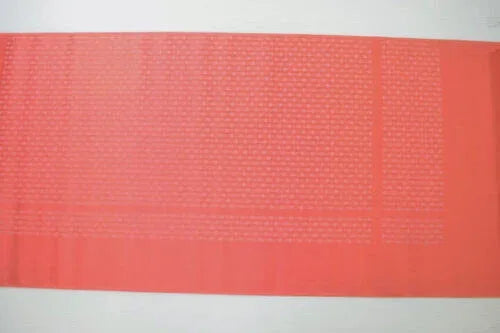 Nishijin Kyoto New Silk Bolt:unique Stripe Coral Pink@a21 11.4mx37cm (448x14.5"