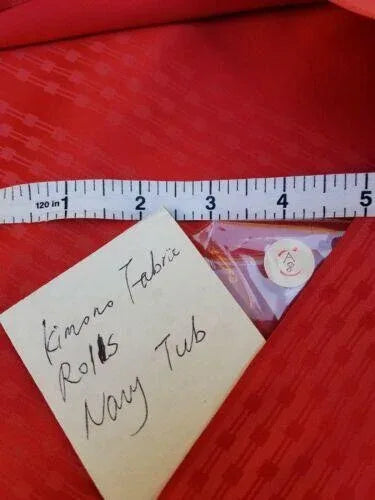 Nishijin Kyoto New Silk Kimono Bolt:unique Stripe Pink Red @a8 11.4mx37cm