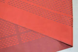 Nishijin Kyoto New Silk Kimono Bolt: Grey Wine Red Unique Stripe@a32 12y+x14.5"