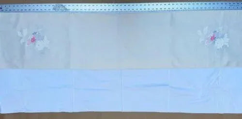 12m X 36cm (13ydx 14.1") Silk Tsukesage Kimono Bolt:tree Peony/chrysanthemum@z53