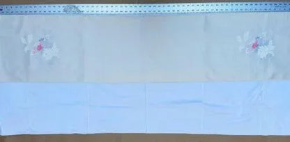 12m X 36cm (13ydx 14.1") Silk Tsukesage Kimono Bolt:tree Peony/chrysanthemum@z53