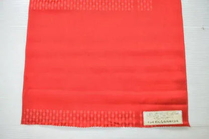 Nishijin Kyoto New Silk Kimono Bolt:unique Stripe Pink Red @a7 11.4mx37cm