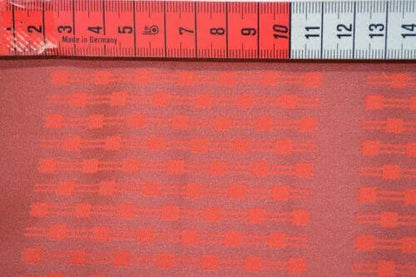 Nishijin Kyoto New Silk Kimono Bolt: Grey Wine Red Unique Stripe@a33 448x14.5"