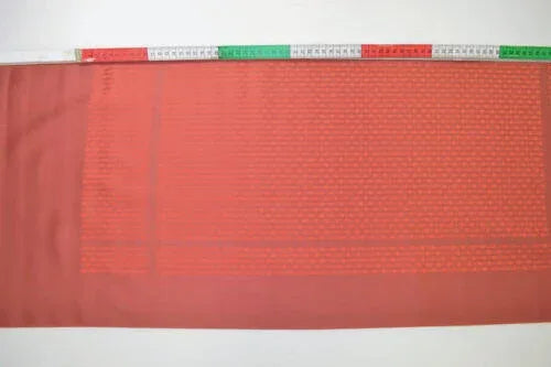 Nishijin Kyoto New Silk Kimono Bolt: Grey Wine Red Unique Stripe@a33 448x14.5"