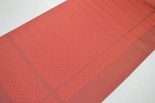 Nishijin Kyoto New Silk Kimono Bolt: Grey Wine Red Unique Stripe@a33 448x14.5"