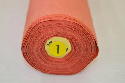 Nishijin Kyoto New Silk Kimono Bolt:unique Stripe Coral Pink@a11 11.4mx37cm (448x14.5"