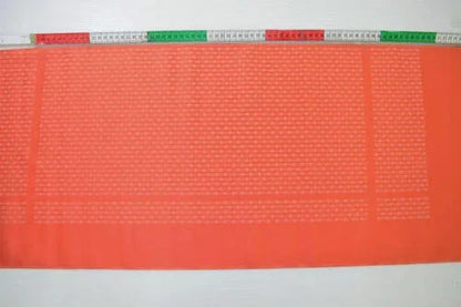 Nishijin Kyoto New Silk Kimono Bolt:unique Stripe Coral Pink@a11 11.4mx37cm (448x14.5"