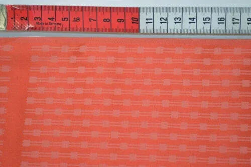 Nishijin Kyoto New Silk Kimono Bolt:unique Stripe Coral Pink@a11 11.4mx37cm (448x14.5"