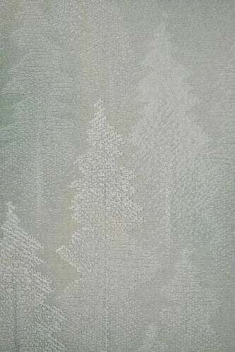 "Snow Falls On Cedars" 100%silk Tsukesage Bolt: Forest Trees Gradation@y75 12yards