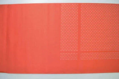 Nishijin Kyoto New Silk Kimono Bolt:unique Stripe Coral Pink@a11 11.4mx37cm (448x14.5"