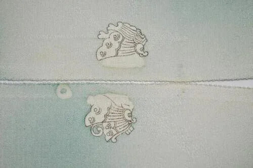 "Snow Falls On Cedars" 100%silk Tsukesage Bolt: Forest Trees Gradation@y75 12yards