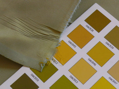 Schumacher Silk Taffeta Light Jade - Green with Gold - 1.6 yards