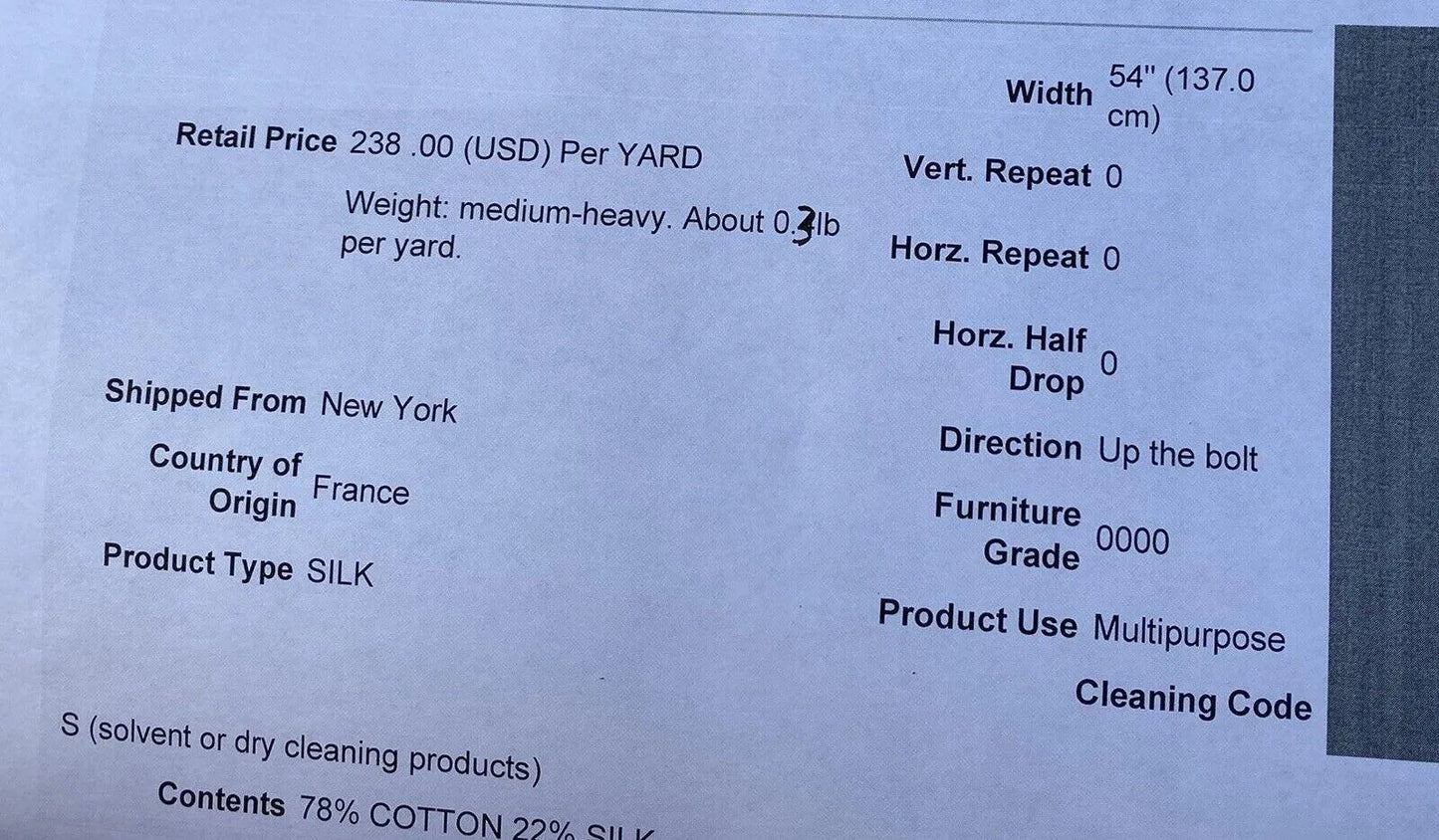 Lee Jofa Silk Cotton Stripe in Saffron Red &amp; Crimson Orange, France