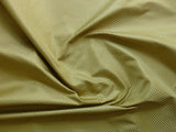 High End 100% Silk Mini Check "wheat" Gold Heavy! MSRP USD275/Y