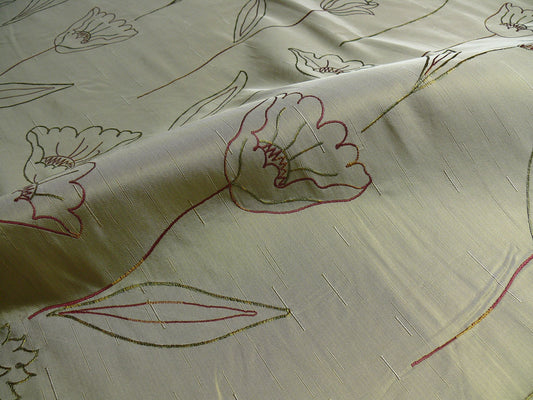 Mod Picasso Tulip Floral Silk - Cream