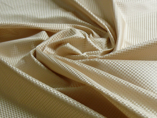 Mini Check Salt Silk - Bright White