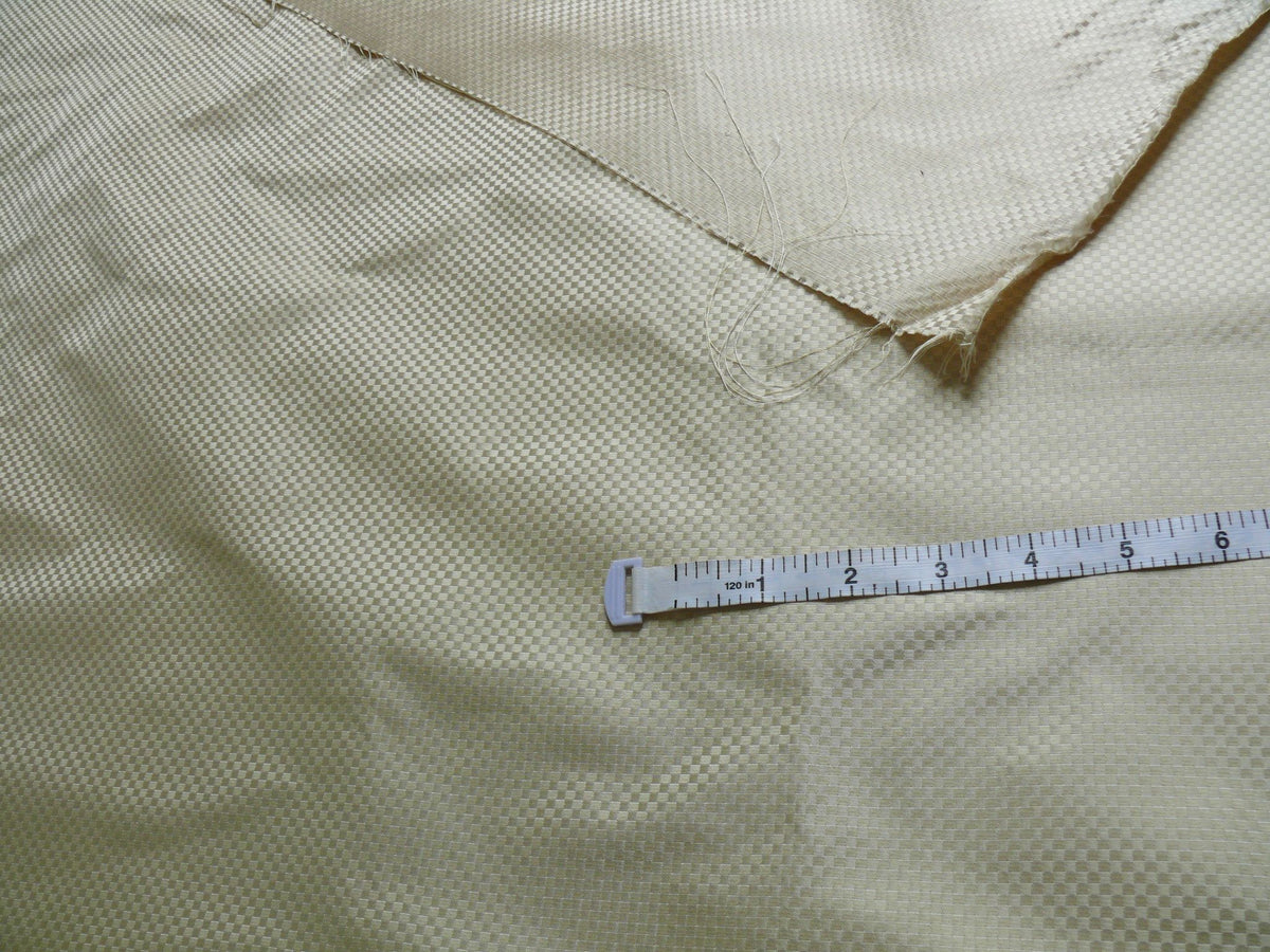 High End 100% Silk Mini Check "salt" Bright White Heavy! MSRP USD275/Y