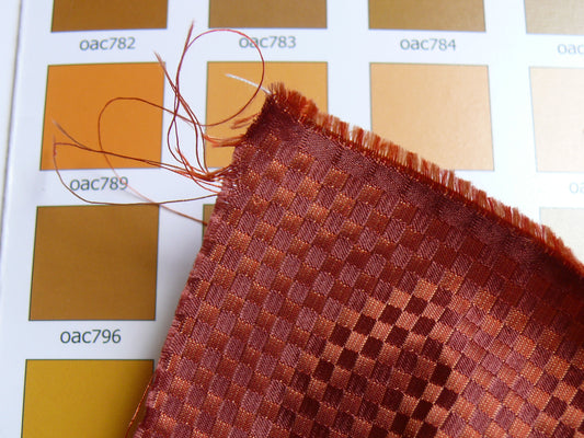 High End 100% Silk Mini Check "monarch" Red Heavy! MSRP USD275/Y