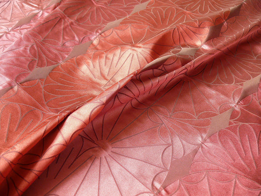 Hibiscus Damask Silk - Red