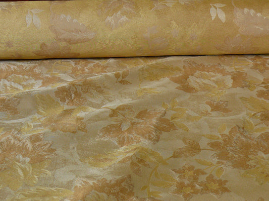 RM Coco Autumn Tri-Leaf Flower Silk - Wheat Gold Brown